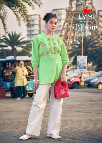 Bloom Lymi Georgette Stylish Tops Exporter India