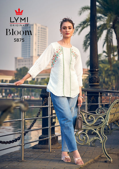 Bloom Lymi Georgette Stylish Tops Exporter India