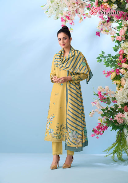 Bloom Theory Sudriti Sahiba Cotton Lawn Pakistani Salwar Suits Wholesale