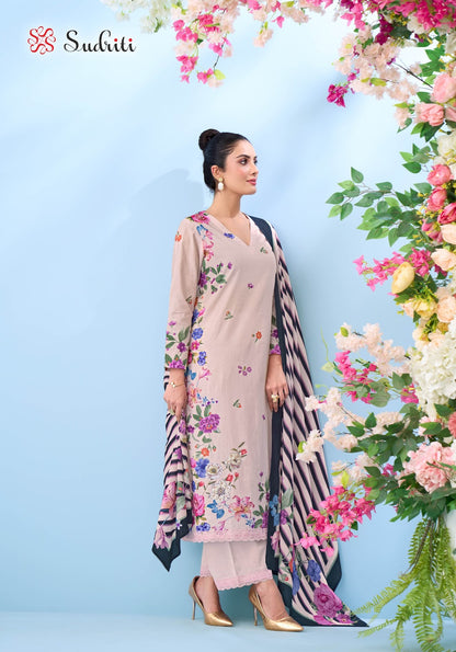 Bloom Theory Sudriti Sahiba Cotton Lawn Pakistani Salwar Suits Wholesale