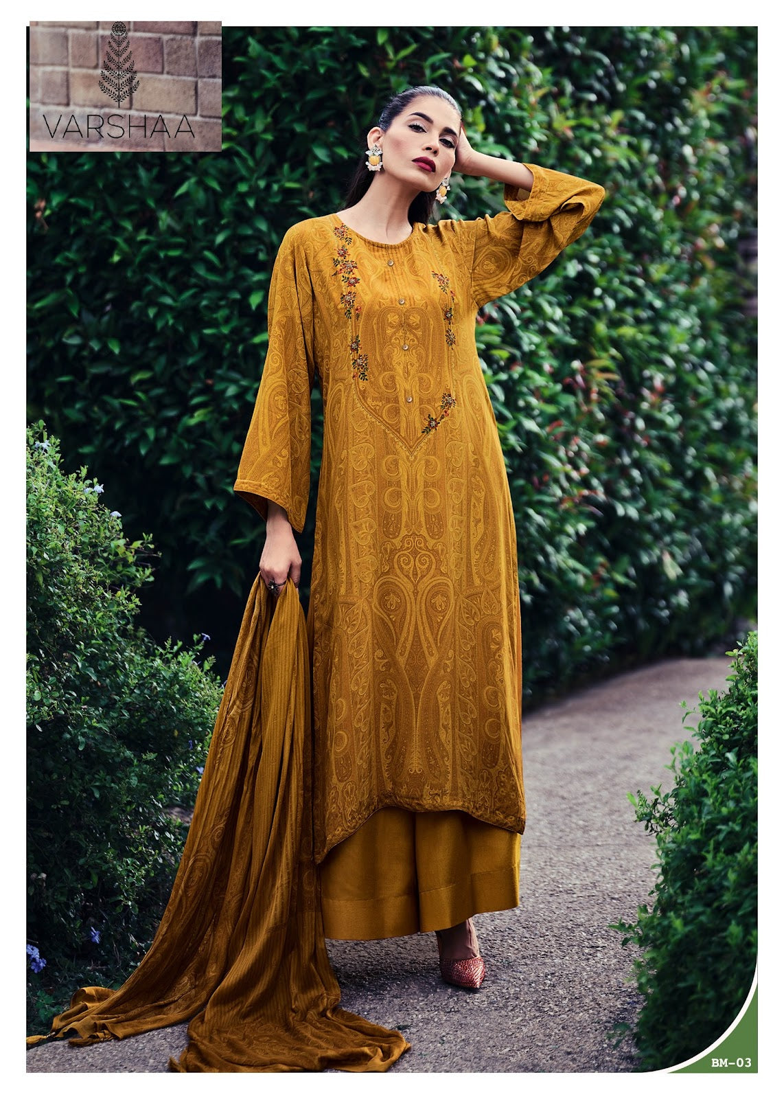 Bloom Varshaa Modal Plazzo Style Suits Wholesaler Ahmedabad