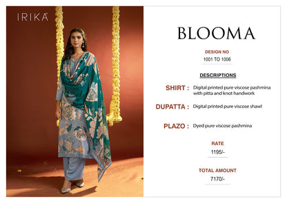 Blooma Irika Pashmina Suits Wholesaler Gujarat