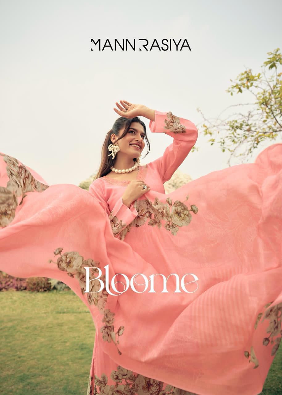 Bloome Mannrasiya Lilen Pant Style Suits Wholesaler Gujarat