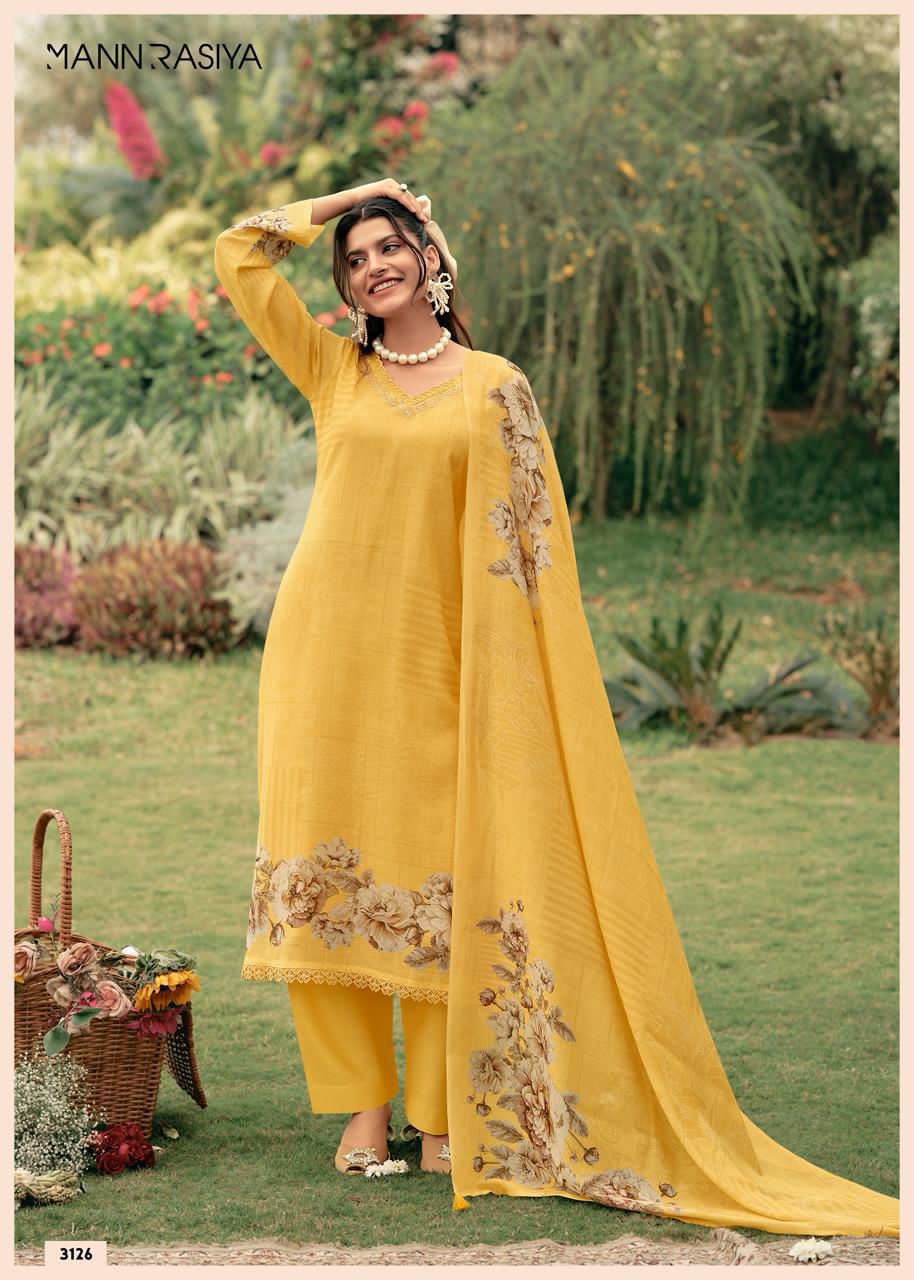 Bloome Mannrasiya Lilen Pant Style Suits Wholesaler Gujarat
