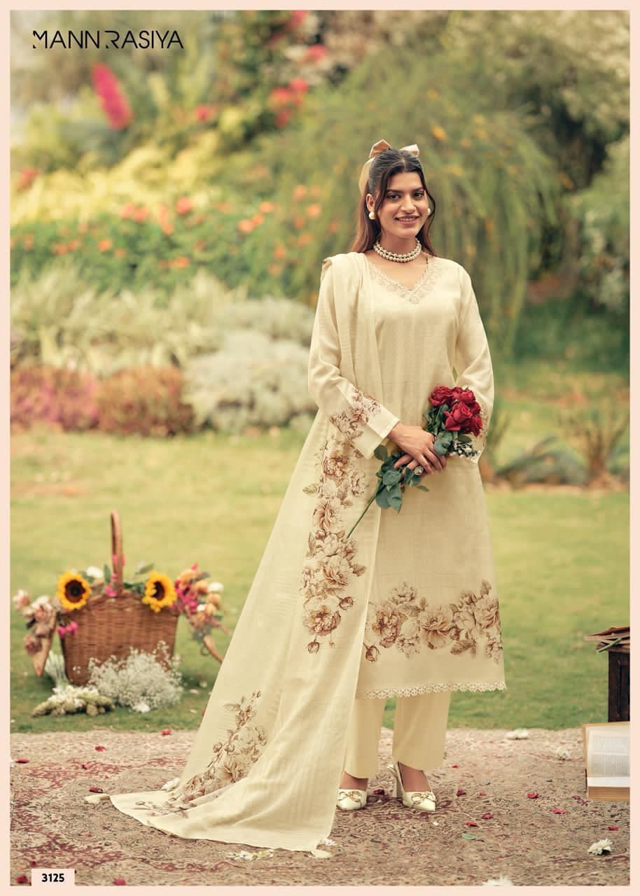 Bloome Mannrasiya Lilen Pant Style Suits Wholesaler Gujarat