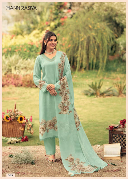 Bloome Mannrasiya Lilen Pant Style Suits Wholesaler Gujarat