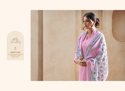 Blooming 1001 Shiddat Cambric Pant Style Suits Wholesaler