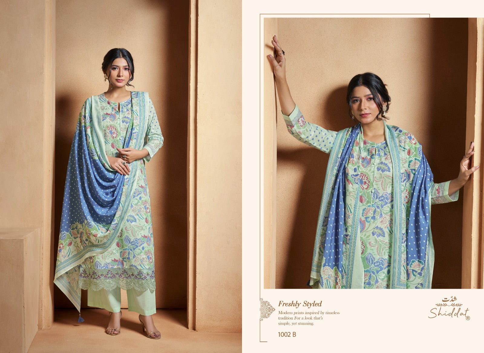 Blooming 1002 Shiddat Cambric Pant Style Suits Wholesale Rate