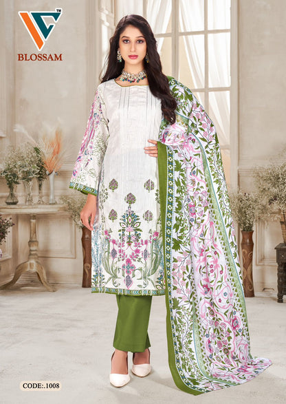 Blossam Vol 1 Vandana Creation Soft Cotton Karachi Salwar Suits Supplier Gujarat