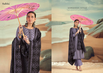 Blossom 16 Radhika Fashion Azara Cotton Karachi Salwar Suits Manufacturer India