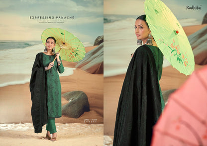 Blossom 16 Radhika Fashion Azara Cotton Karachi Salwar Suits Manufacturer India