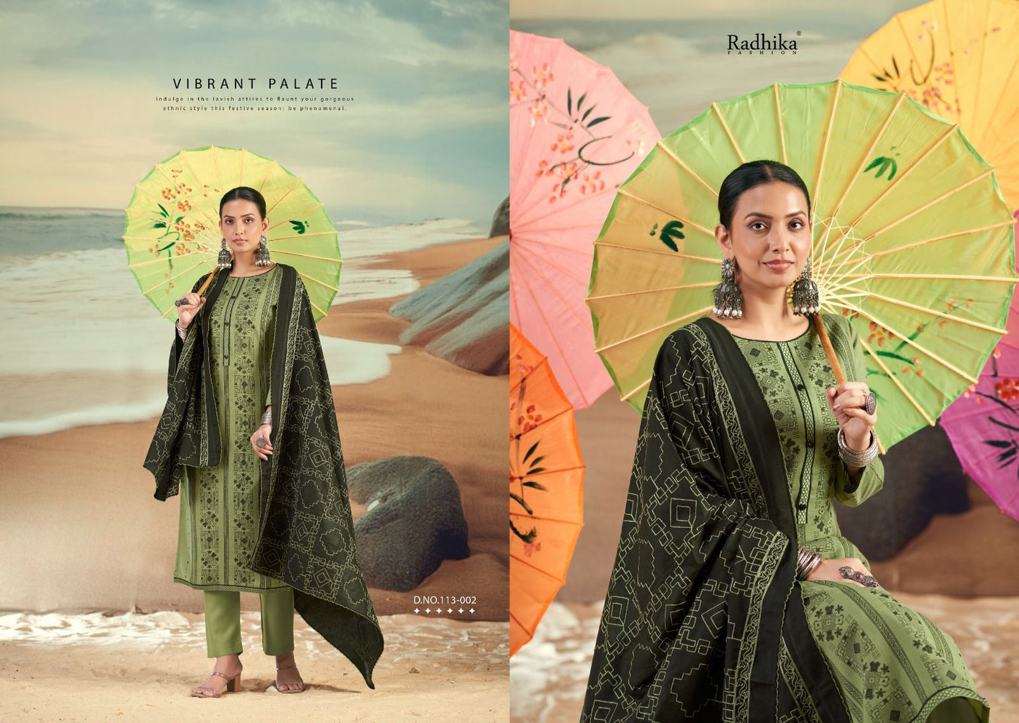 Blossom 16 Radhika Fashion Azara Cotton Karachi Salwar Suits Manufacturer India