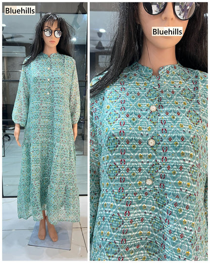 Blossom 2.0 Bluehills Georgette One Piece Exporter India