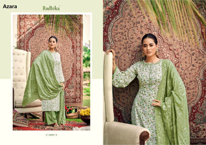 Blossom 9 Radhika Fashion Azara Cotton Karachi Salwar Suits Exporter India
