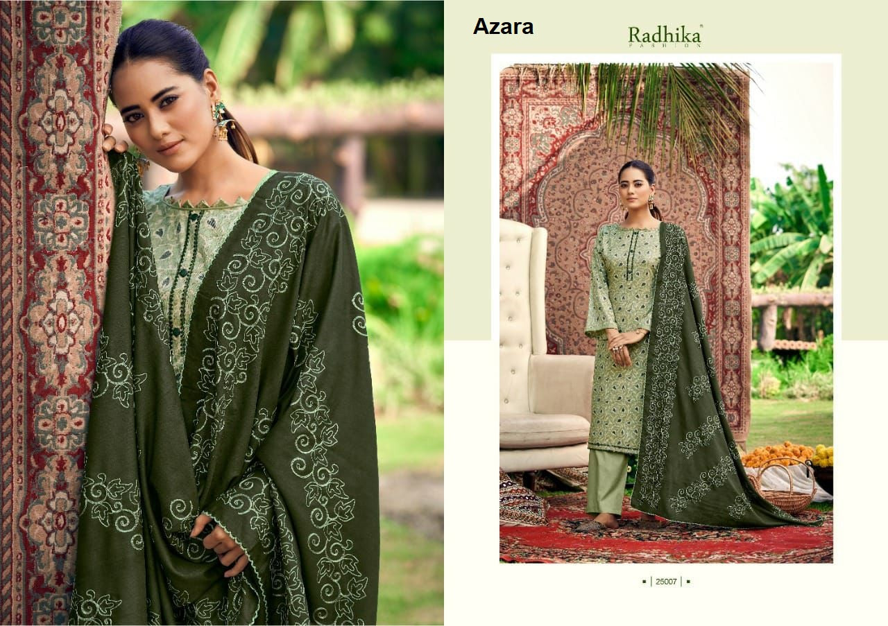 Blossom 9 Radhika Fashion Azara Cotton Karachi Salwar Suits Exporter India