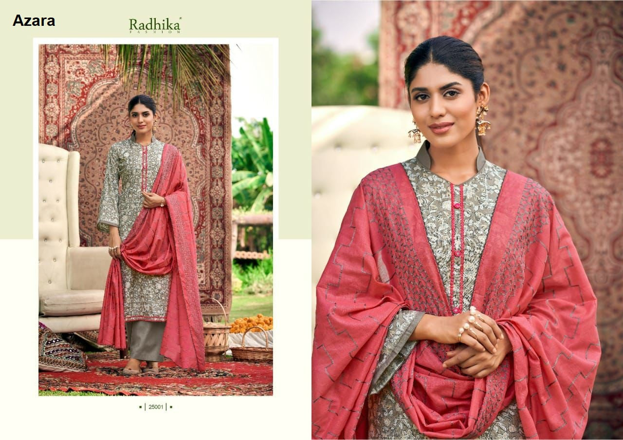 Blossom 9 Radhika Fashion Azara Cotton Karachi Salwar Suits Exporter India