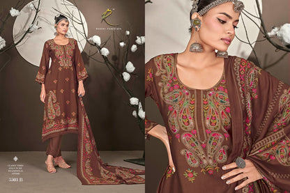 Blossom Hour Rakhi Fashion Pashmina Suits Manufacturer