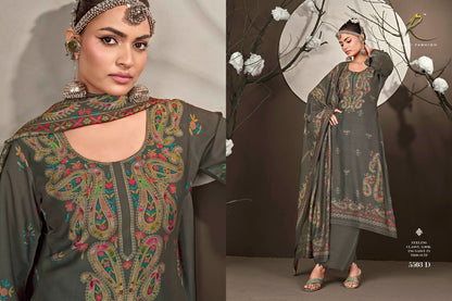 Blossom Hour Rakhi Fashion Pashmina Suits Manufacturer