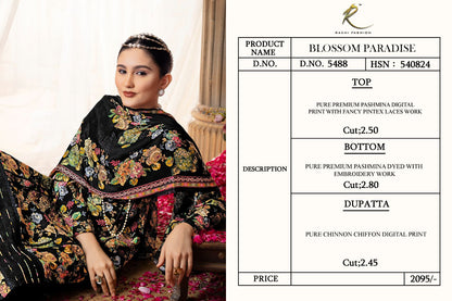 Blossom Paradise Rakhi Fashion Pashmina Suits Wholesaler