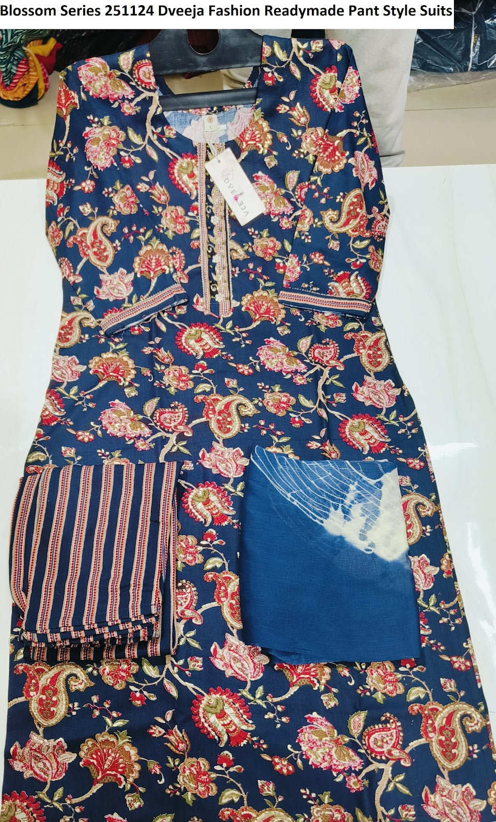 Blossom Series 251124 Dveeja Fashion Reyon Readymade Pant Style Suits Wholesaler Ahmedabad