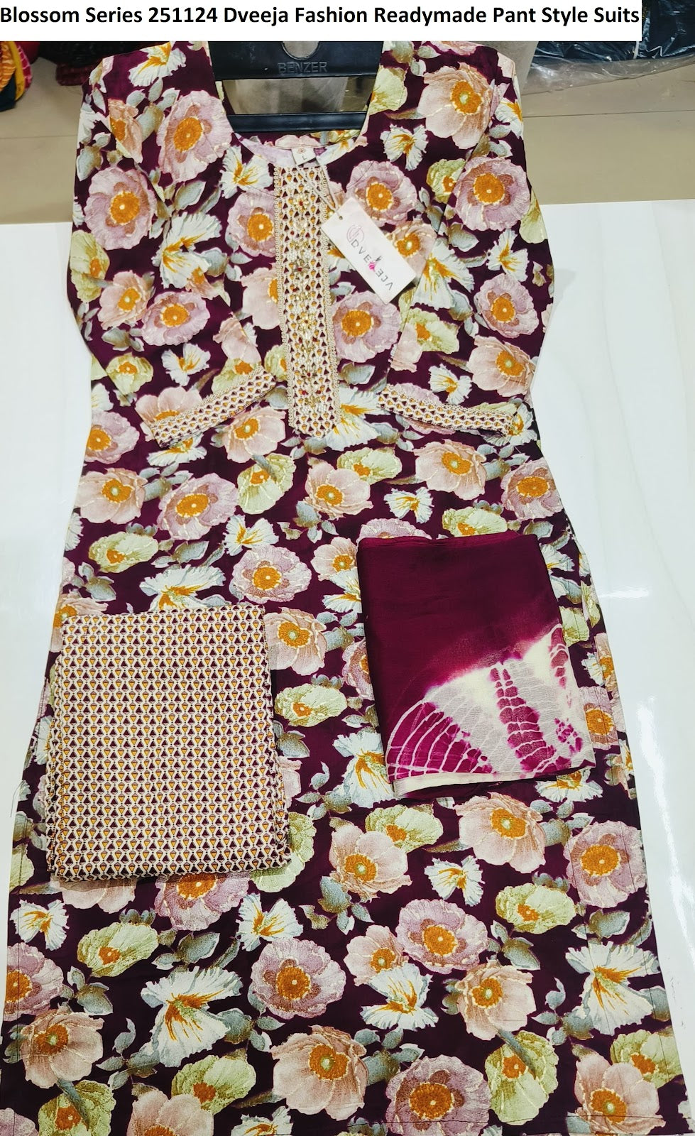 Blossom Series 251124 Dveeja Fashion Reyon Readymade Pant Style Suits Wholesaler Ahmedabad