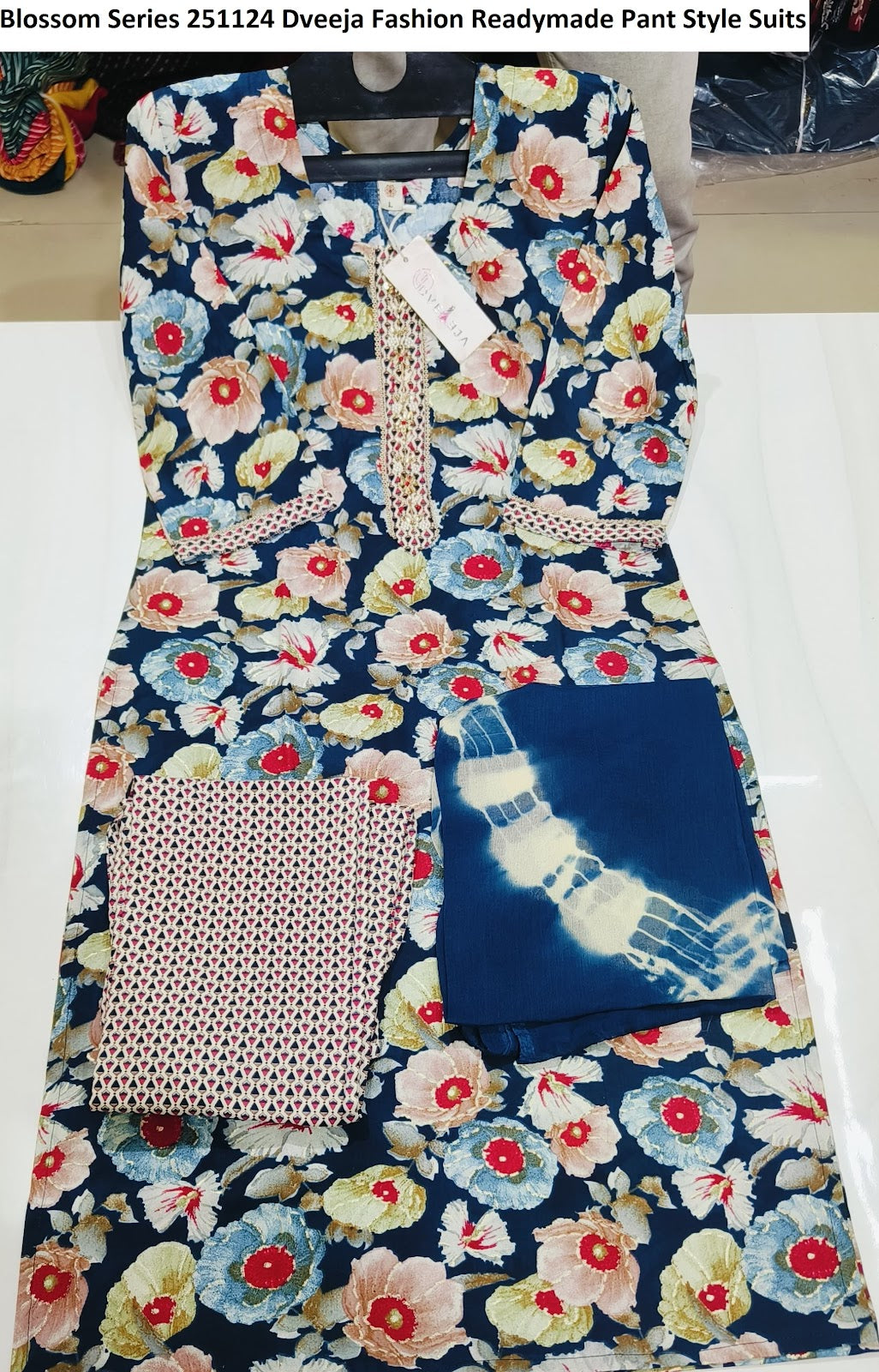 Blossom Series 251124 Dveeja Fashion Reyon Readymade Pant Style Suits Wholesaler Ahmedabad