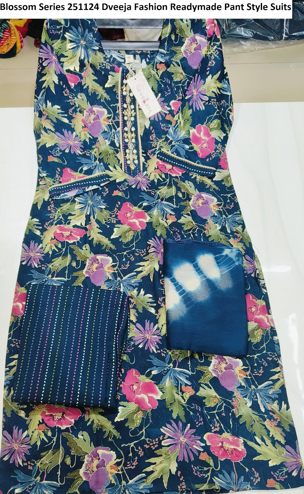 Blossom Series 251124 Dveeja Fashion Reyon Readymade Pant Style Suits Wholesaler Ahmedabad