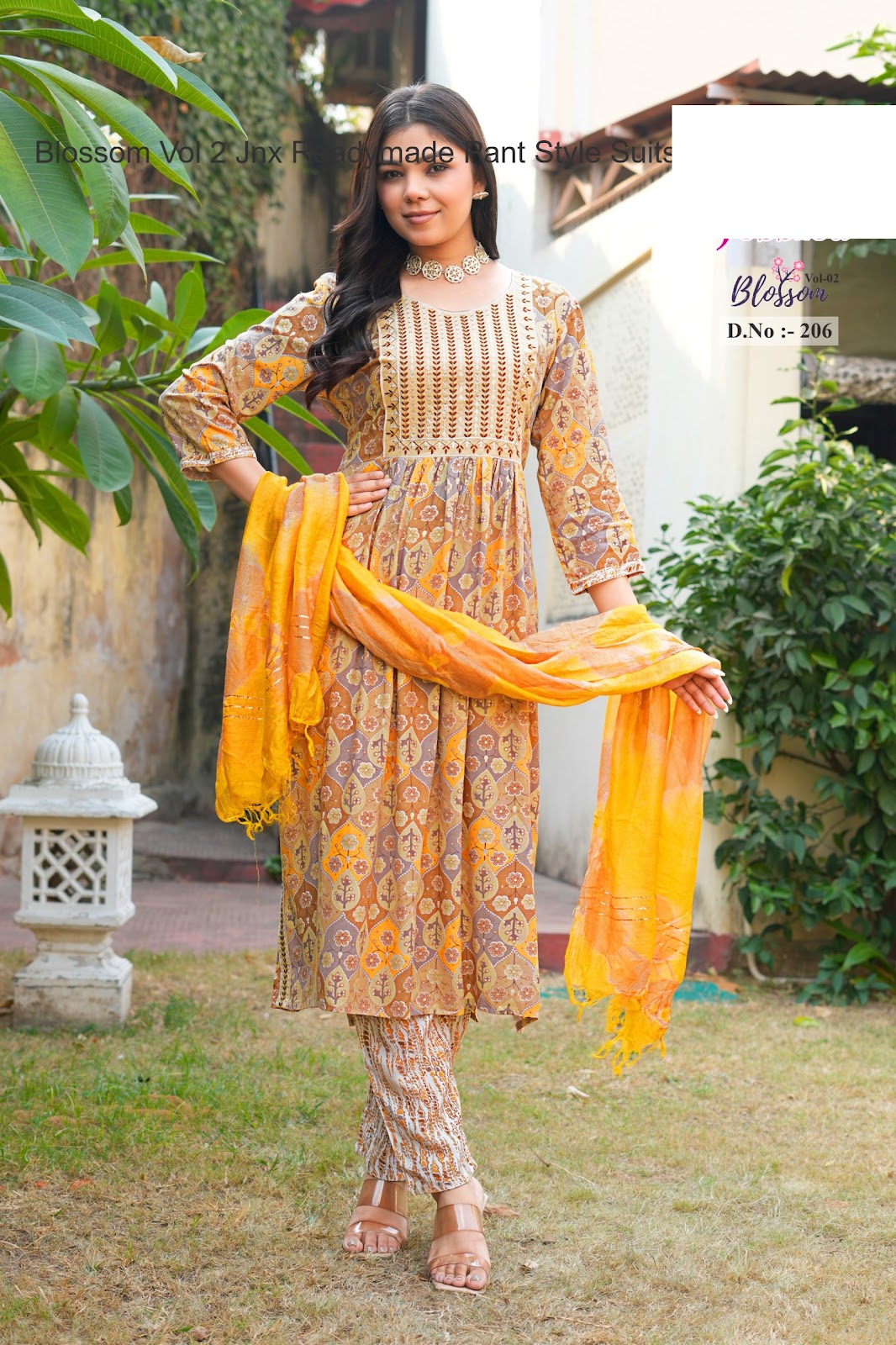 Blossom Vol 2 Jnx Rayon Readymade Pant Style Suits Manufacturer Gujarat
