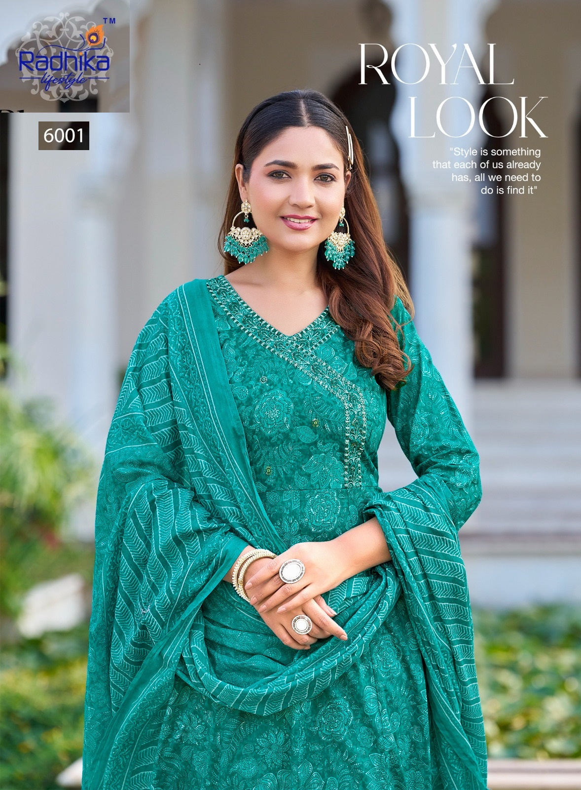 Blossom Vol 6 Radhika Lifestyle Cotton Readymade Anarkali Suits Wholesaler Gujarat