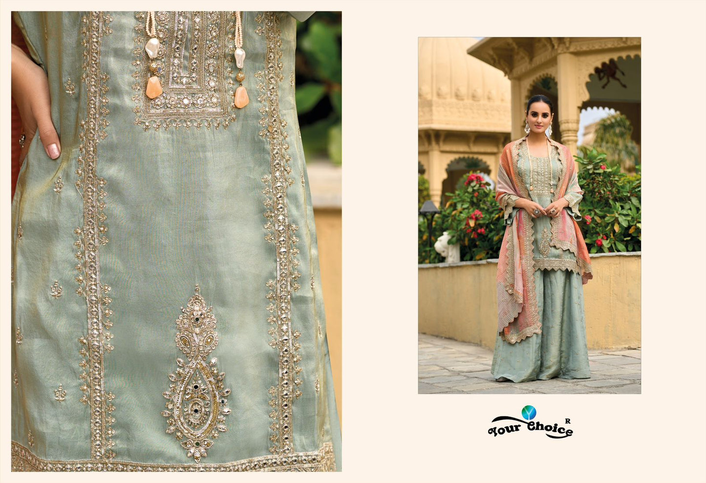 Blossom Your Choice Simmer Readymade Suits Supplier