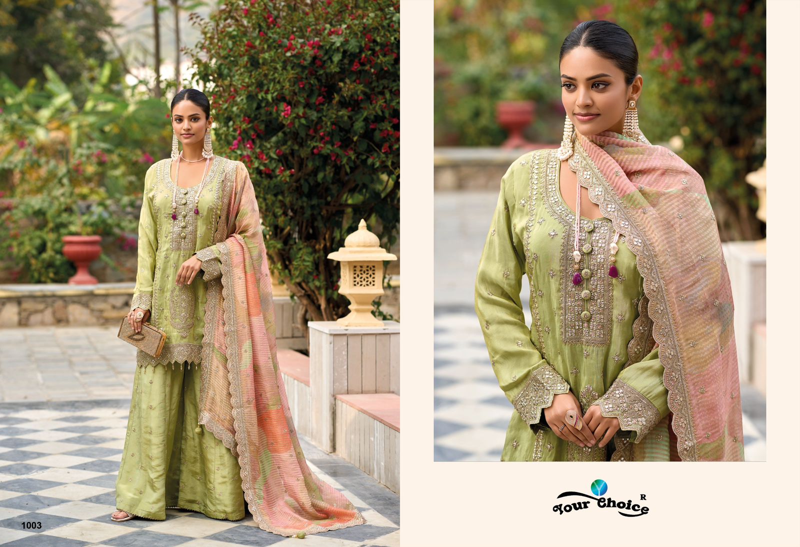 Blossom Your Choice Simmer Readymade Suits Supplier