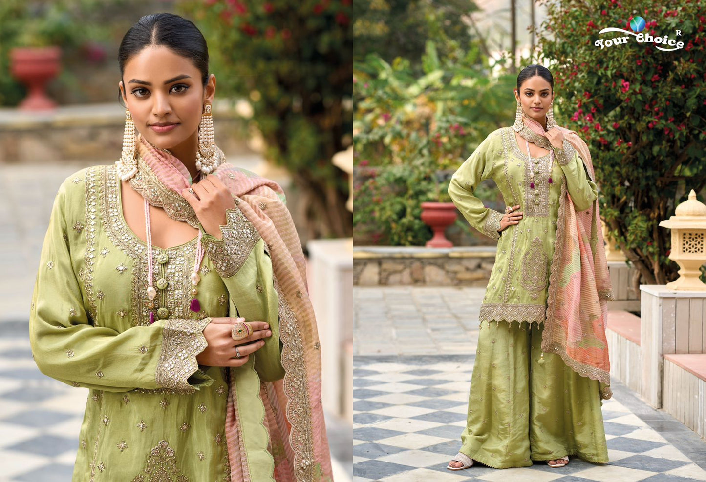 Blossom Your Choice Simmer Readymade Suits Supplier