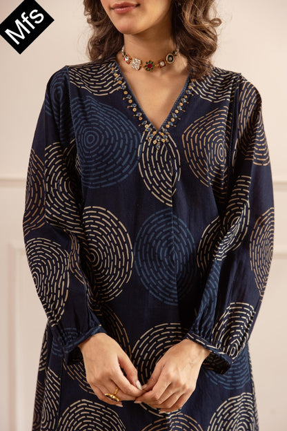 Blue-Wine Mfs Cotton Co Ord Set Manufacturer Ahmedabad