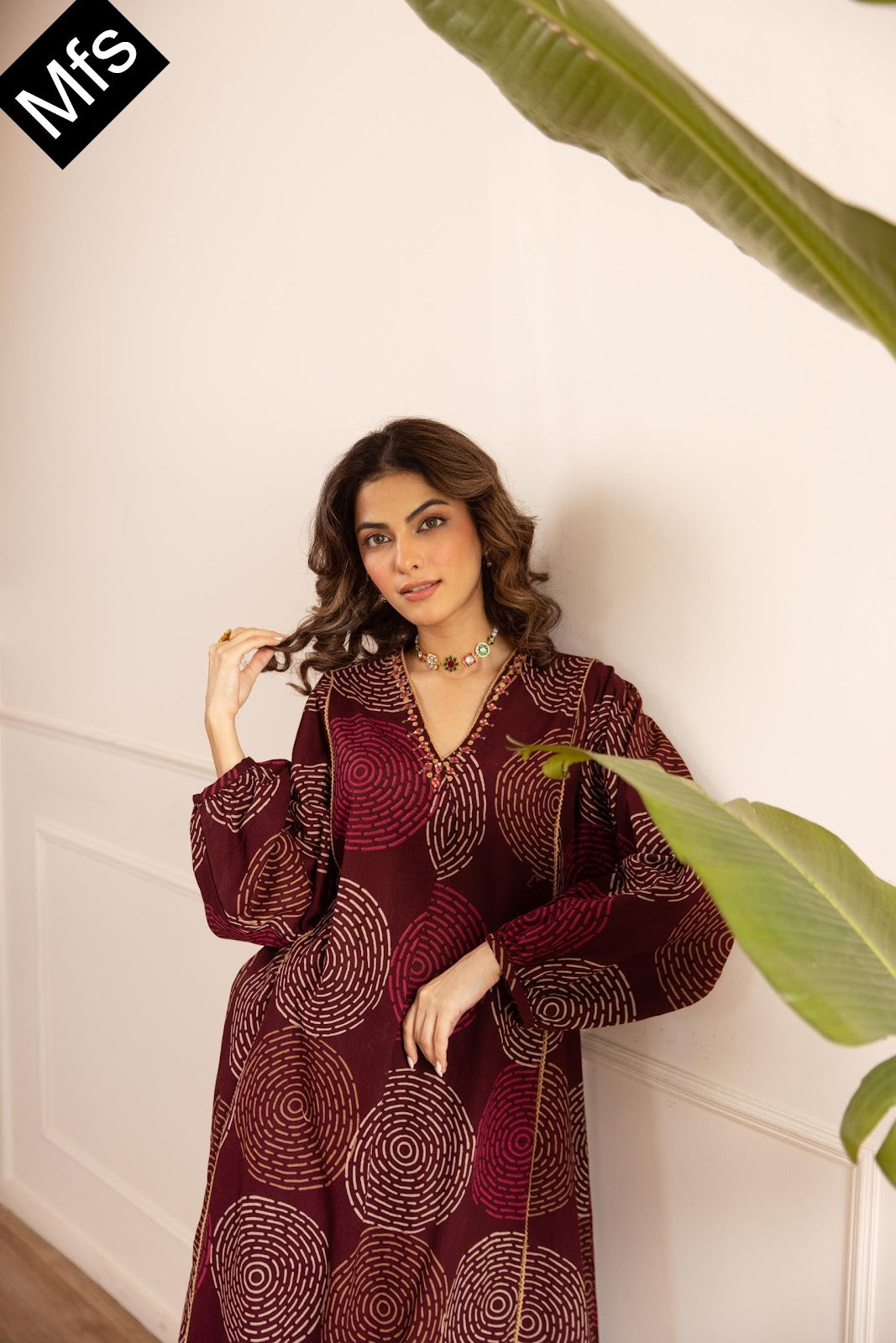 Blue-Wine Mfs Cotton Co Ord Set Manufacturer Ahmedabad