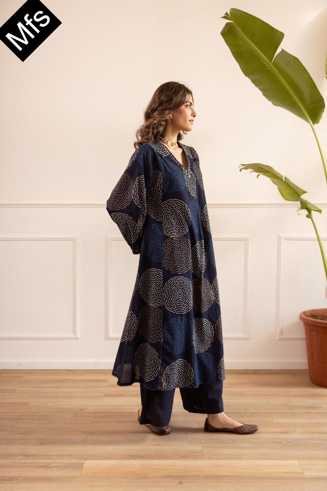 Blue-Wine Mfs Cotton Co Ord Set Manufacturer Ahmedabad