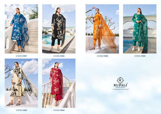 Blue Moon Rupali Cambric Lawn Pant Style Suits