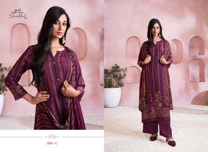 Bluebell 1001 Shiddat Muslin Pant Style Suits Wholesale Price