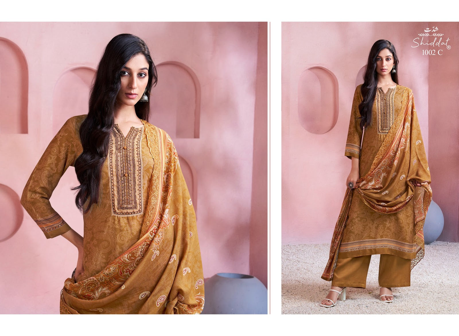 Bluebell 1002 Shiddat Muslin Pant Style Suits Wholesaler India