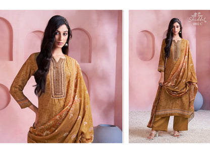 Bluebell 1002 Shiddat Muslin Pant Style Suits Wholesaler India