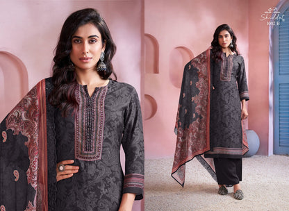 Bluebell 1002 Shiddat Muslin Pant Style Suits Wholesaler India