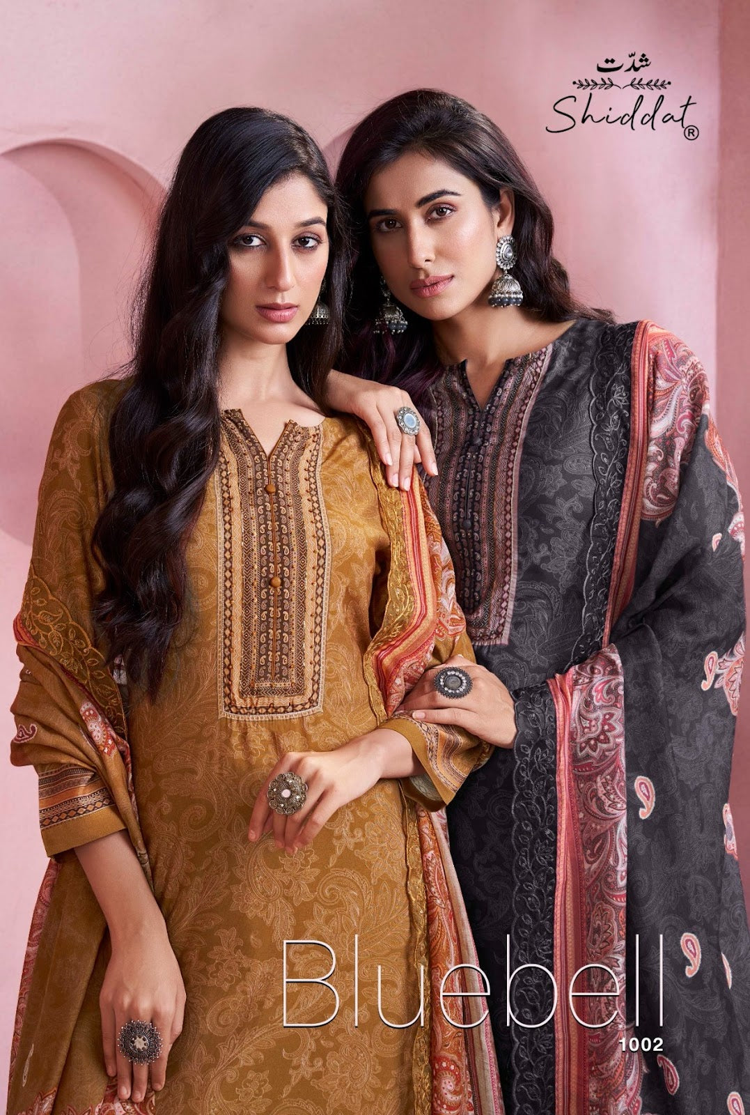 Bluebell 1002 Shiddat Muslin Pant Style Suits Wholesaler India