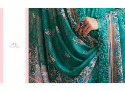 Bluebell 1002 Shiddat Muslin Pant Style Suits Wholesaler India