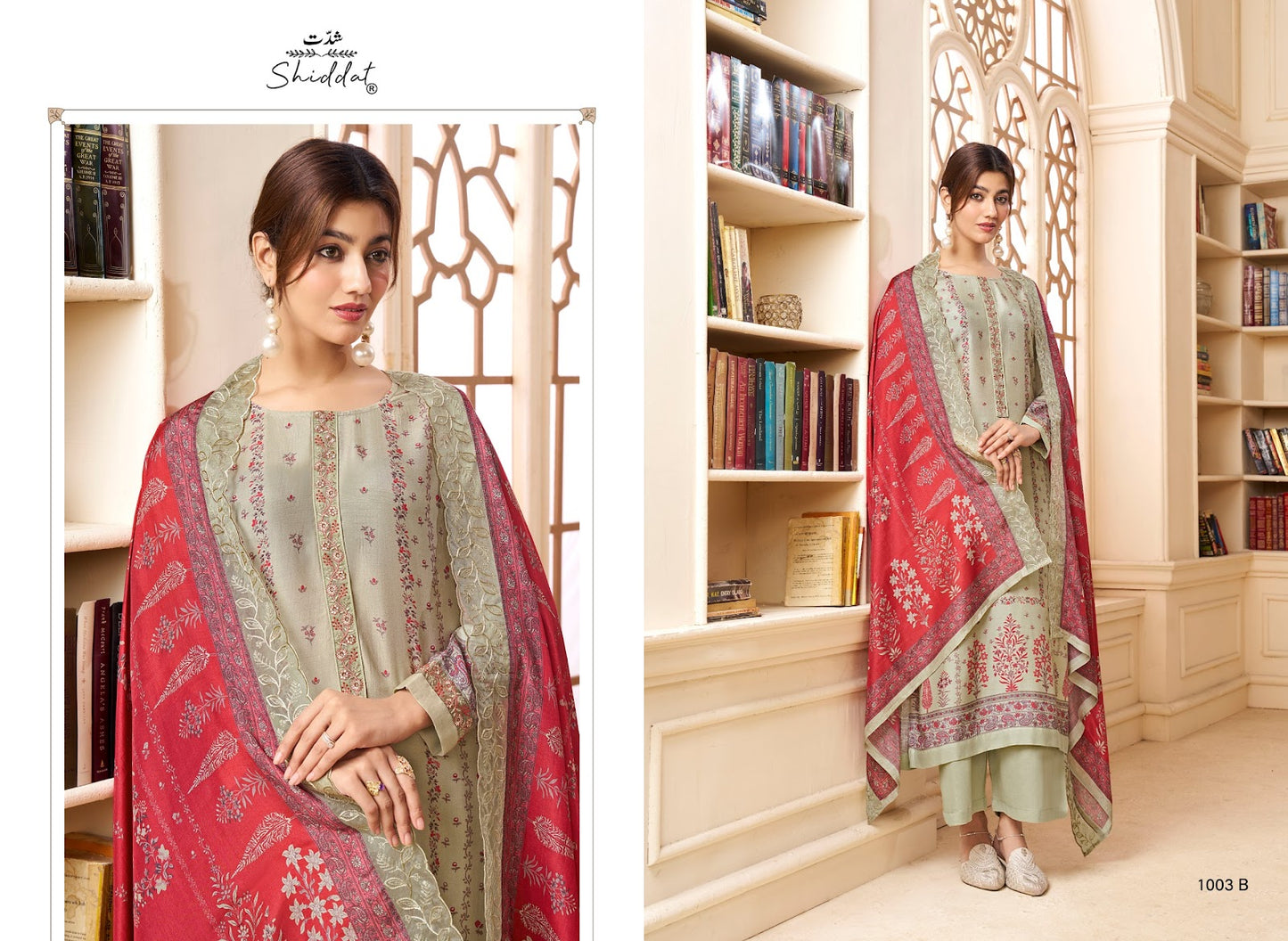 Bluebell 1003 Shiddat Muslin Pant Style Suits Wholesaler India