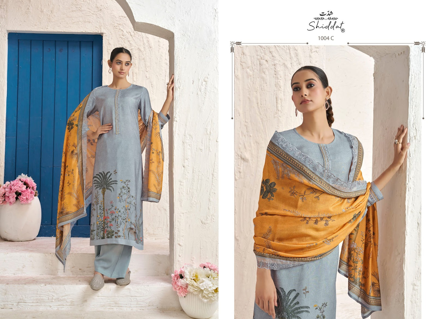 Bluebell 1004 Shiddat Muslin Pant Style Suits Manufacturer Gujarat