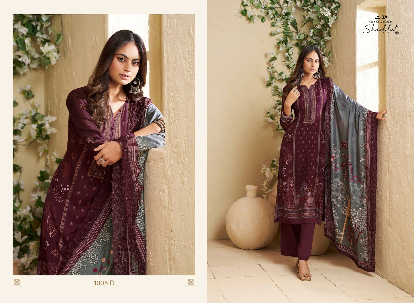 Bluebell 1005 Shiddat Muslin Pant Style Suits Wholesaler India