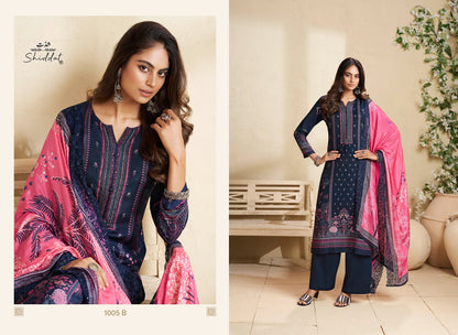 Bluebell 1005 Shiddat Muslin Pant Style Suits Wholesaler India