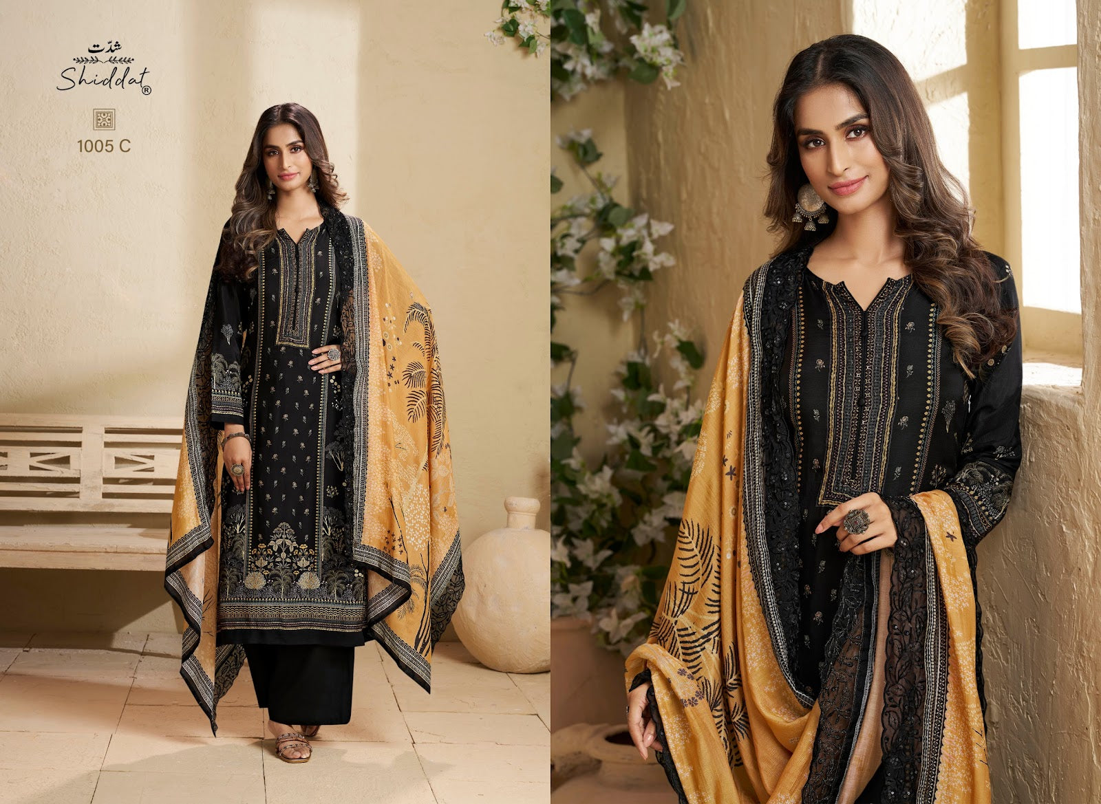 Bluebell 1005 Shiddat Muslin Pant Style Suits Wholesaler India