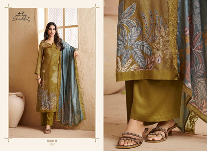 Bluebell 1006 Shiddat Muslin Pant Style Suits Manufacturer Ahmedabad