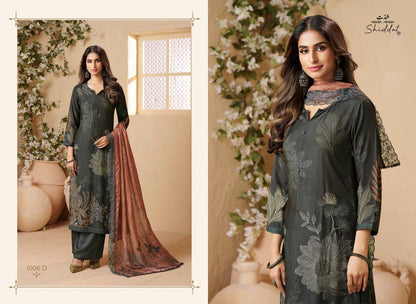 Bluebell 1006 Shiddat Muslin Pant Style Suits Manufacturer Ahmedabad