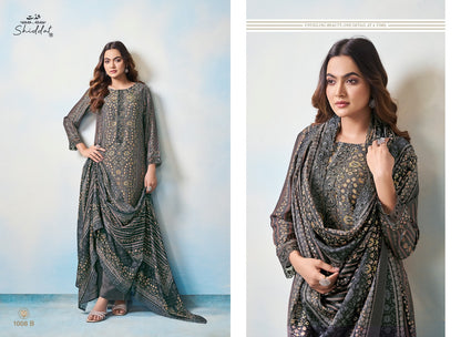 Bluebell 1008 Shiddat Muslin Pant Style Suits Wholesale Price